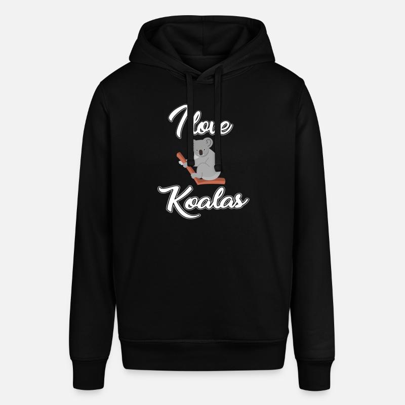 J’adore les koalas - Sweat à capuche SOUNDER Stanley/Stella Unisexe - noir
