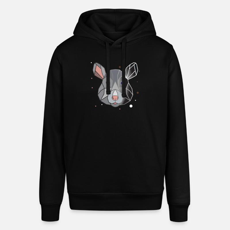 Polygone de rat - Sweat à capuche SOUNDER Stanley/Stella Unisexe - noir