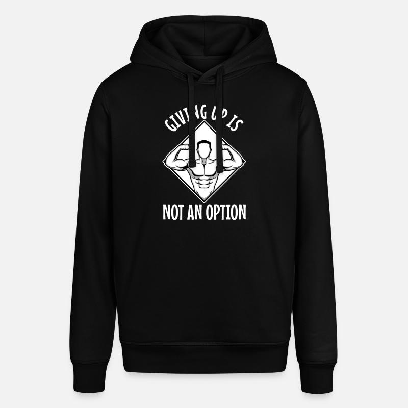 Abandonner n’est pas une option - Sweat à capuche SOUNDER Stanley/Stella Unisexe - noir