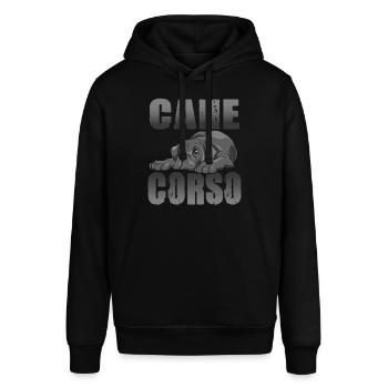 Cane Corso - Stanley/Stella Unisex Hoodie SOUNDER - Schwarz - Vorne - Alina (178cm) & Michal (187cm)