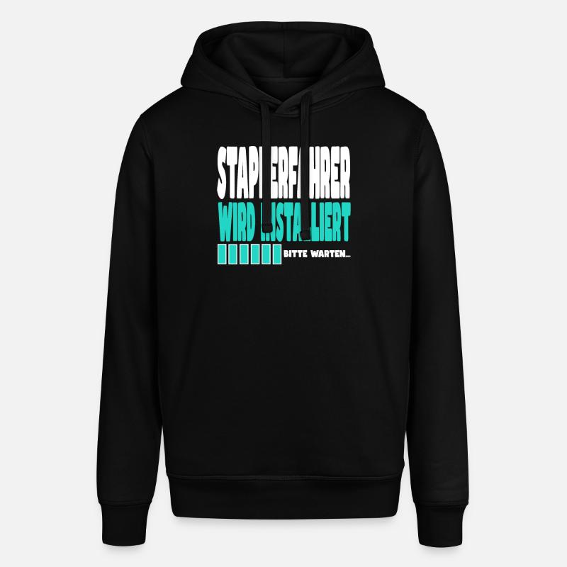 Staplerfahrer wird installiert - Stanley/Stella Unisex Hoodie SOUNDER - Schwarz
