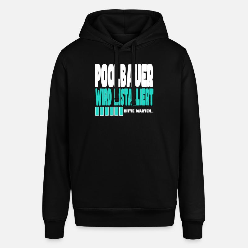 Poolbauer wird installiert - Stanley/Stella Unisex Hoodie SOUNDER - Schwarz