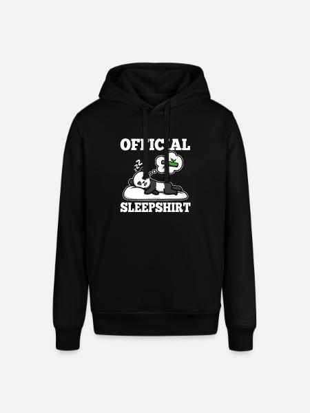 Official sleepshirt Panda - Stanley/Stella SOUNDER Unisex Hoodie - black