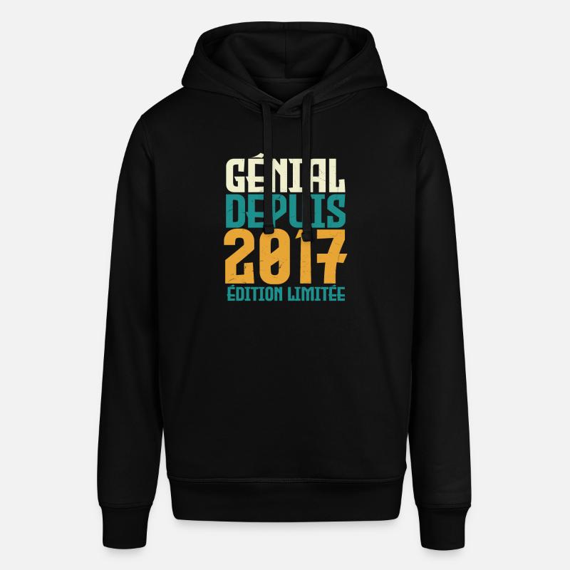 Génial depuis 2017 - Sweat à capuche SOUNDER Stanley/Stella Unisexe - noir