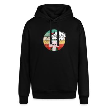 Nussknacker Weihnachten Weihnachtsgeschenk - Stanley/Stella Unisex Hoodie SOUNDER - Schwarz - Vorne - Alina (178cm) & Michal (187cm)