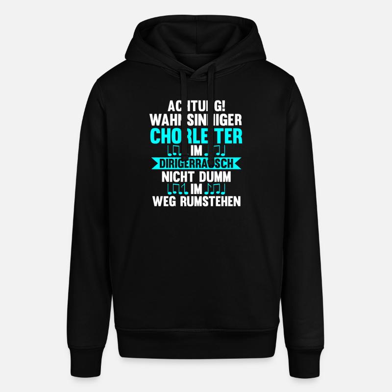 Chorleiter Beruf Dirigent Geschenk - Stanley/Stella Unisex Hoodie SOUNDER - Schwarz
