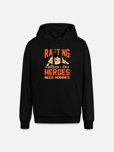Rafting heroes - Stanley/Stella SOUNDER Unisex Hoodie - black