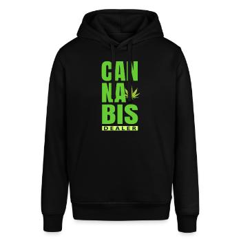 Cannabis dealers - Stanley/Stella SOUNDER Unisex Hoodie - black - Front - Alina (178cm) & Michal (187cm)