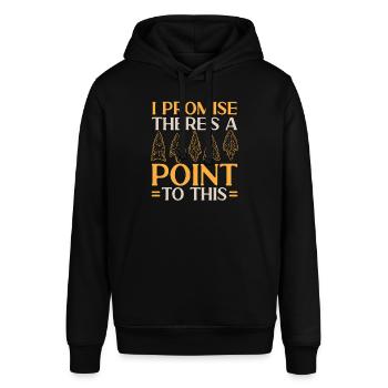 Arrowhead Hunting Arrowhead Collector - Stanley/Stella SOUNDER Unisex Hoodie - black - Front - Alina (178cm) & Michal (187cm)