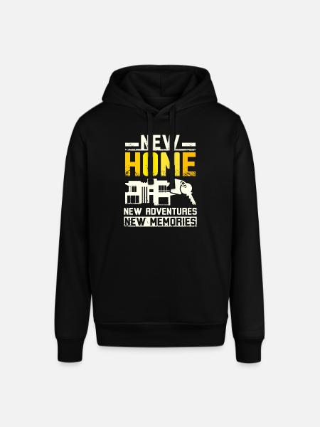 New home new adventure ne memories - Stanley/Stella SOUNDER Unisex Hoodie - black