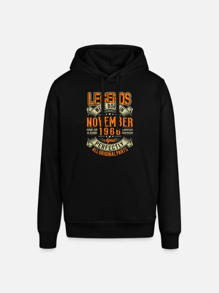 1966 November Birthday Legend - Stanley/Stella SOUNDER Unisex Hoodie - black
