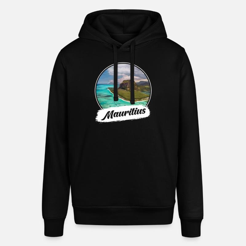 Souvenir de l’île Maurice - Sweat à capuche SOUNDER Stanley/Stella Unisexe - noir