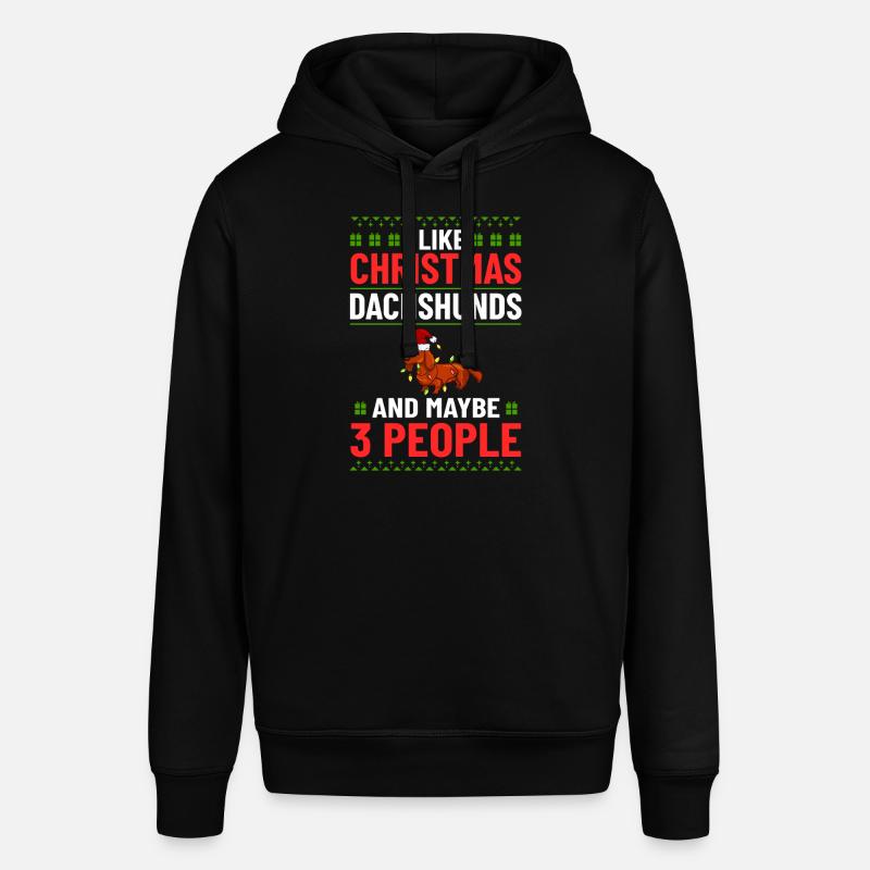 Doxie Teckel Teckel Chien Noël - Sweat à capuche SOUNDER Stanley/Stella Unisexe - noir
