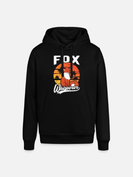 Fuchsflüsterer Fox Whisperer Fuchs - Stanley/Stella SOUNDER Unisex Hoodie - black