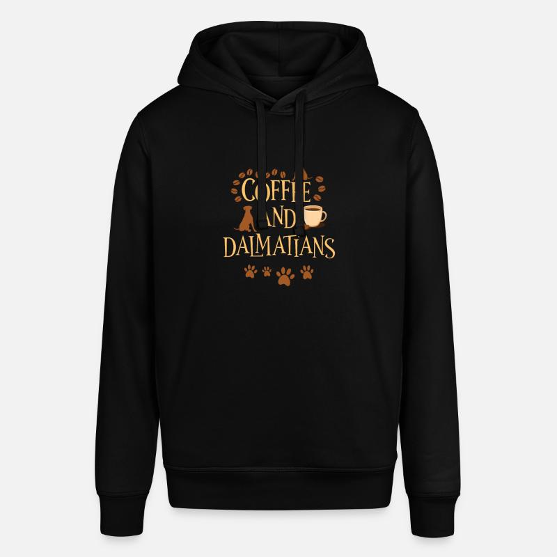 Café et Dalmatiens - Sweat à capuche SOUNDER Stanley/Stella Unisexe - noir