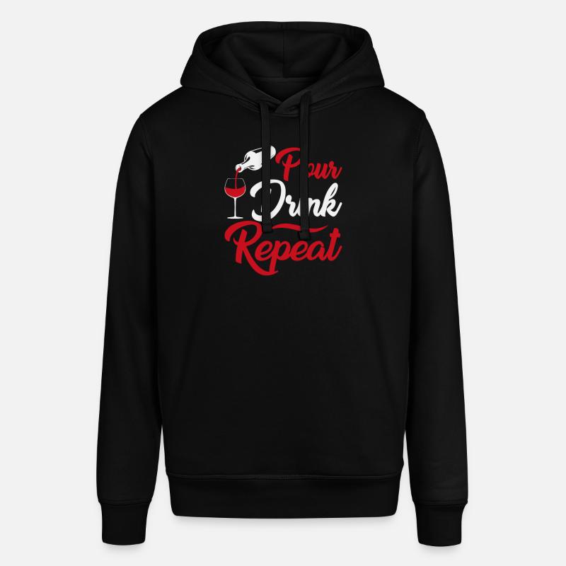 Verser la boisson répéter - Sweat à capuche SOUNDER Stanley/Stella Unisexe - noir