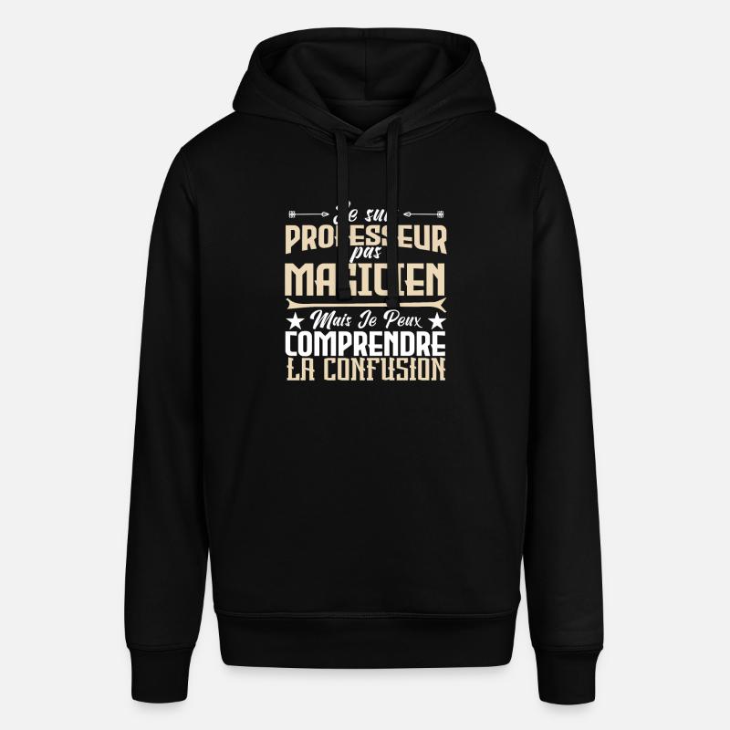 Je suis professeur pas magicien. - Sweat à capuche SOUNDER Stanley/Stella Unisexe - noir