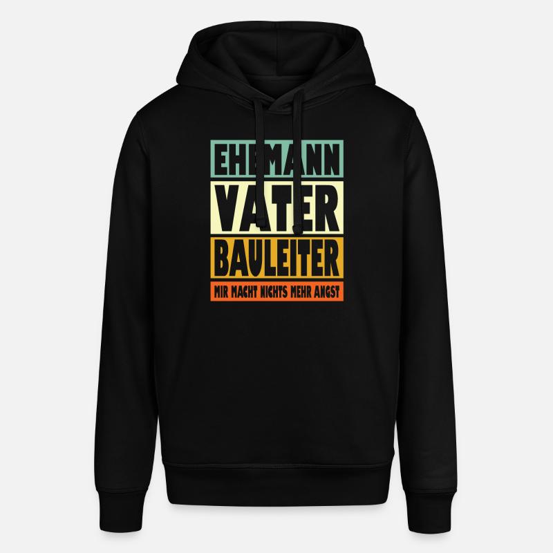 Bauleiter Vater Ehemann Held - Stanley/Stella Unisex Hoodie SOUNDER - Schwarz