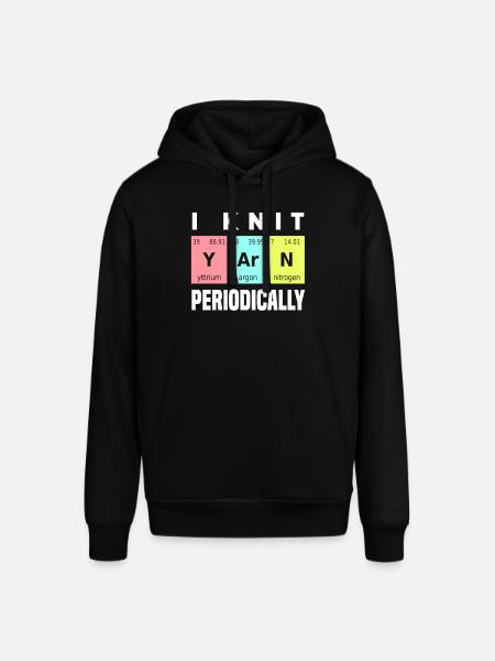Knitting Chemical Elements Knitter - Stanley/Stella SOUNDER Unisex Hoodie - black