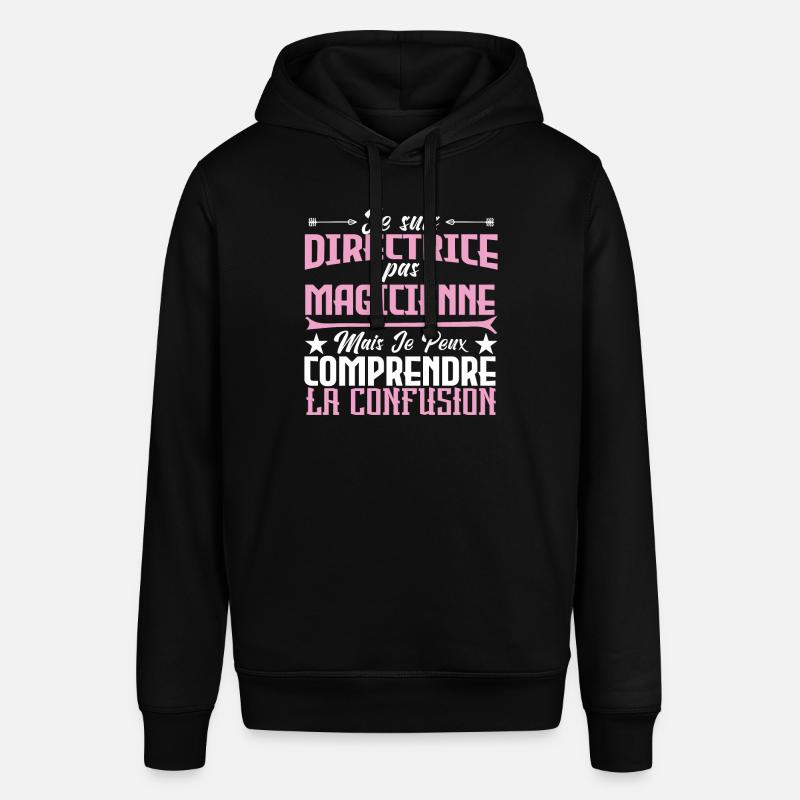 je suis Directrice pas magicien - Sweat à capuche SOUNDER Stanley/Stella Unisexe - noir