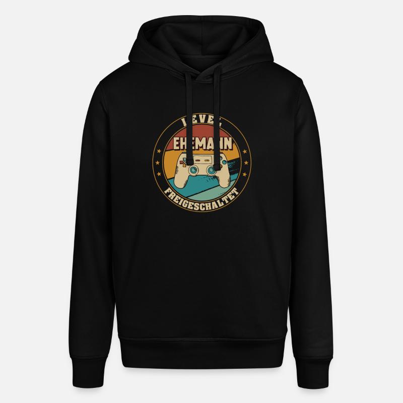 Level Ehemann Freigeschaltet Bräutigam - Stanley/Stella Unisex Hoodie SOUNDER - Schwarz
