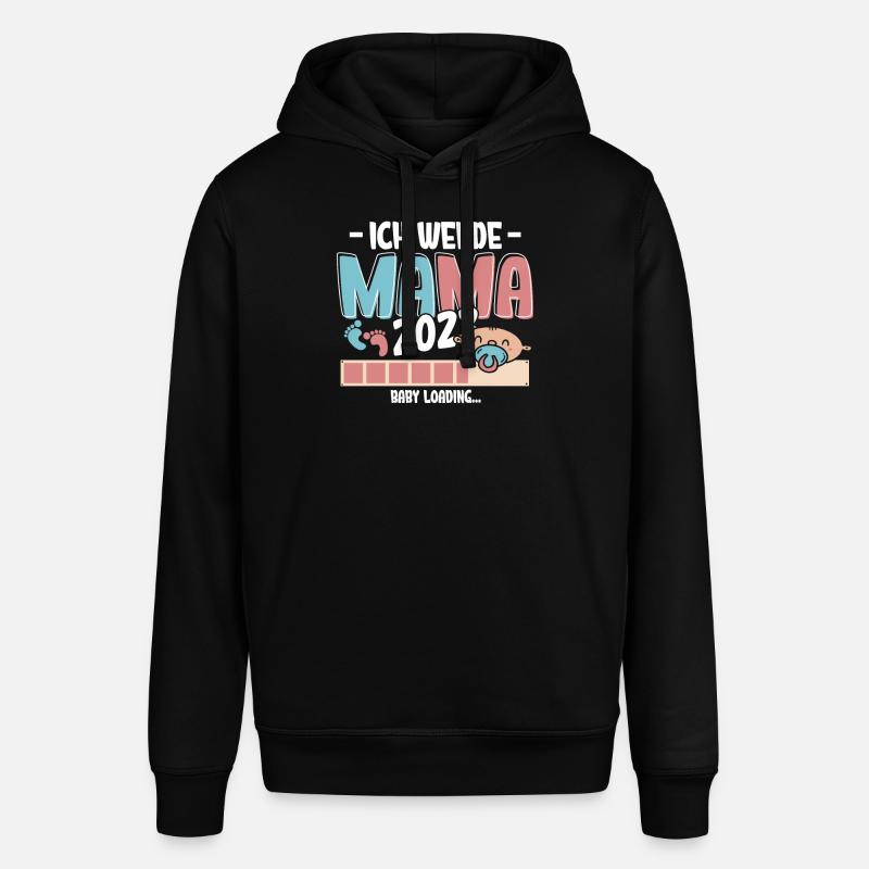 Ich werde Mama 2023 Loading - Stanley/Stella Unisex Hoodie SOUNDER - Schwarz