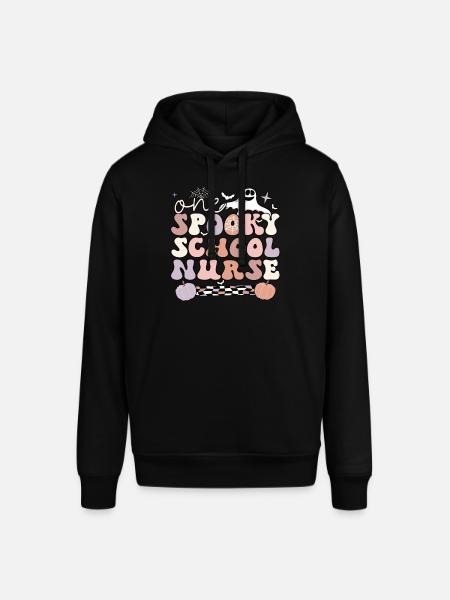 School Nurse Halloween RN School Nursing Gifts - Stanley/Stella SOUNDER Unisex Hoodie - black