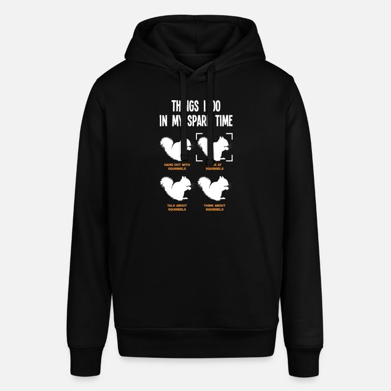 Écureuil - Sweat à capuche SOUNDER Stanley/Stella Unisexe - noir