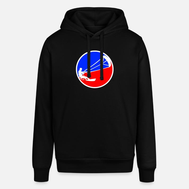 logo de kite surf - Sweat à capuche SOUNDER Stanley/Stella Unisexe - noir