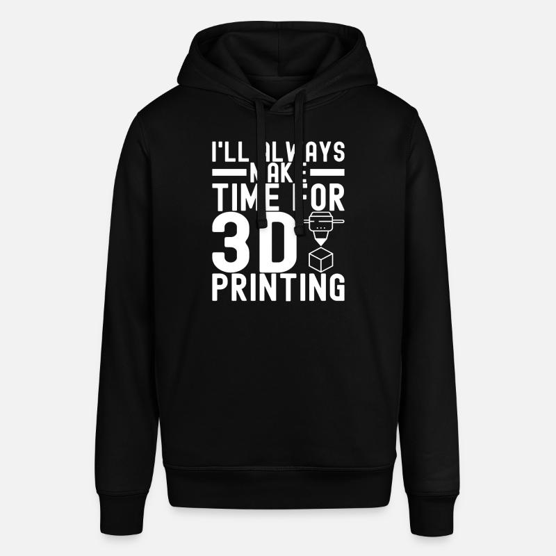 Impression 3D - Sweat à capuche SOUNDER Stanley/Stella Unisexe - noir