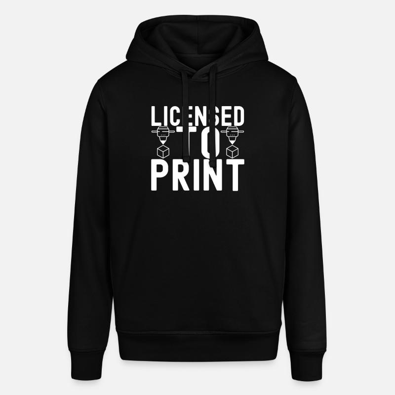 Impression 3D - Sweat à capuche SOUNDER Stanley/Stella Unisexe - noir