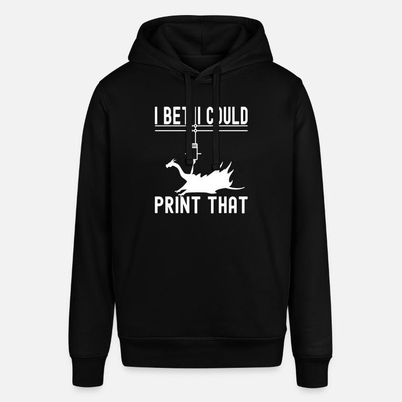 Impression 3D - Sweat à capuche SOUNDER Stanley/Stella Unisexe - noir