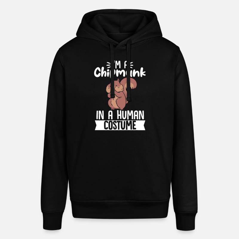 Cadeau de rongeur chipmunk - Sweat à capuche SOUNDER Stanley/Stella Unisexe - noir