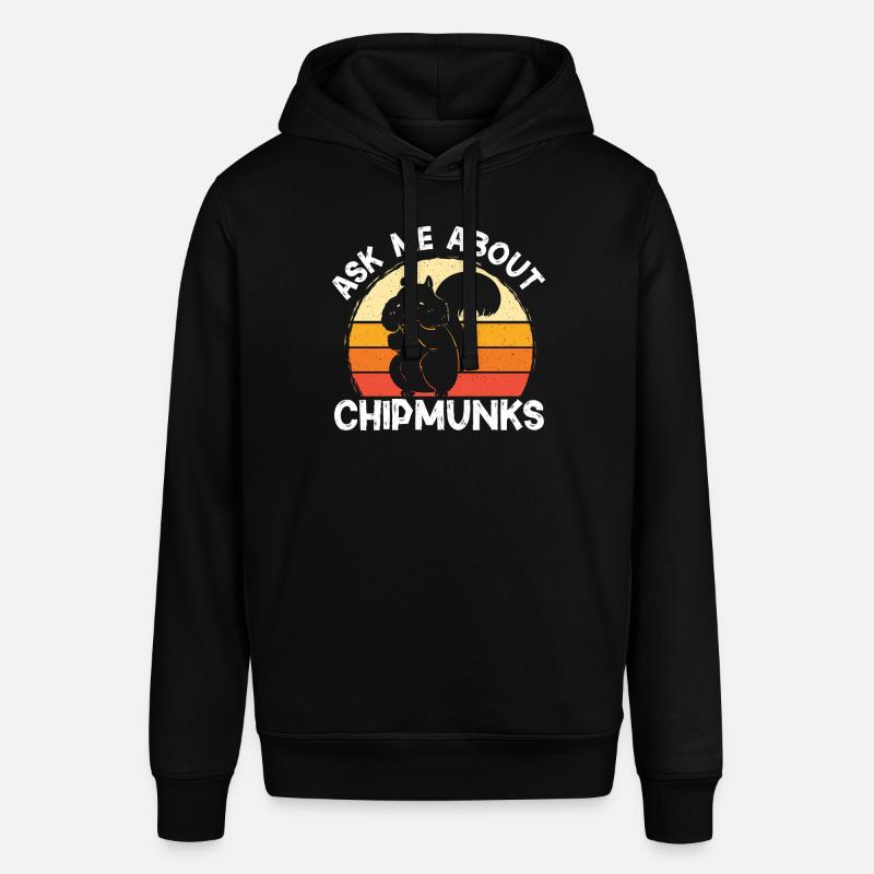 Cadeau de rongeur chipmunk - Sweat à capuche SOUNDER Stanley/Stella Unisexe - noir