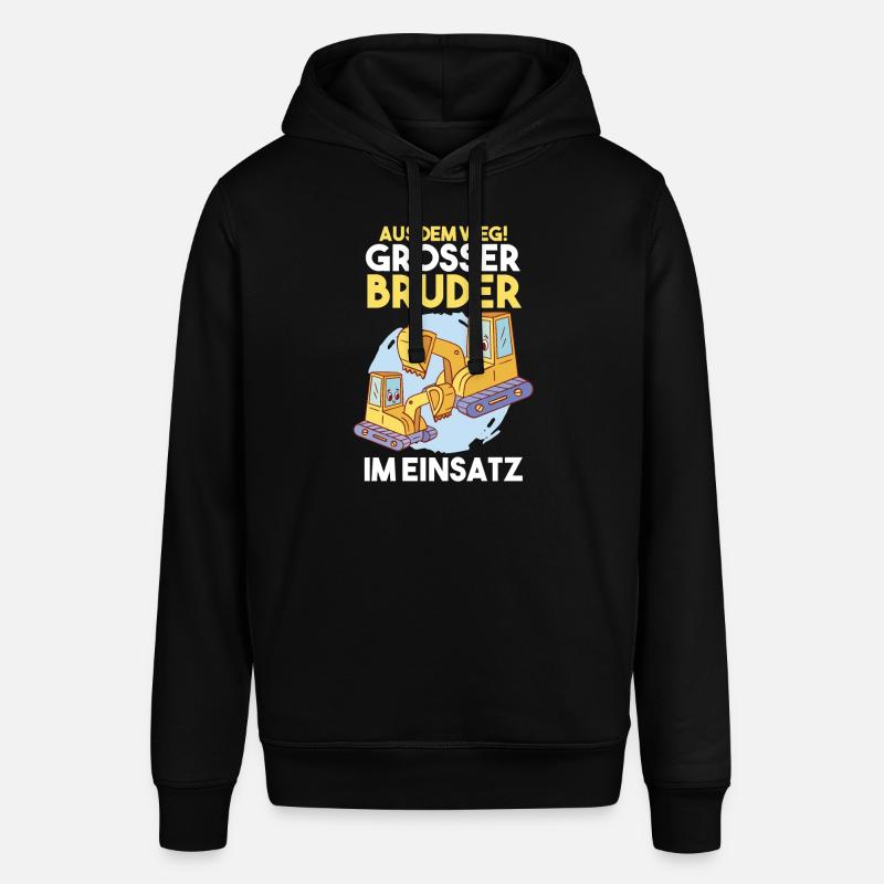 Dabbing Baggerfahrer Bagger Bruder - Stanley/Stella Unisex Hoodie SOUNDER - Schwarz