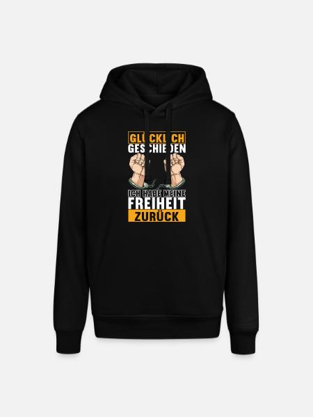 Geschieden Scheidung - Stanley/Stella Unisex Hoodie SOUNDER - Schwarz