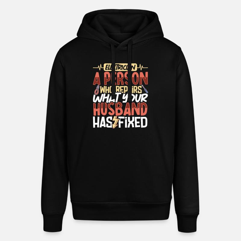 Electrician Electrical Engineer Lineman Electrical - Stanley/Stella Unisex Hoodie SOUNDER - Schwarz