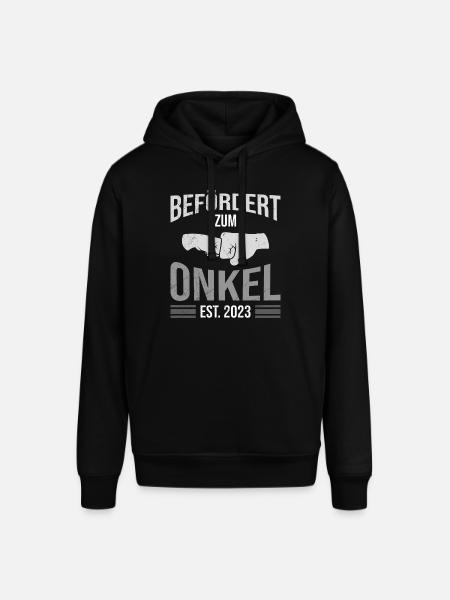 Befördert zum Onkel 2023 - Stanley/Stella Unisex Hoodie SOUNDER - Schwarz