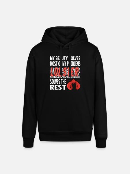 Most of my problems lobster - Stanley/Stella SOUNDER Unisex Hoodie - black