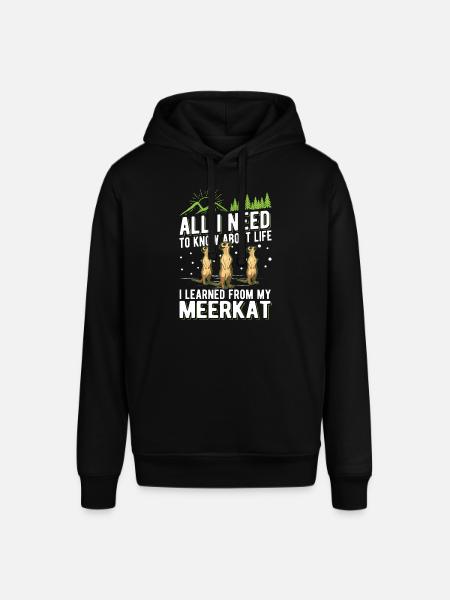 Erdmännchen Meerkat - Sweat à capuche SOUNDER Stanley/Stella Unisexe - noir