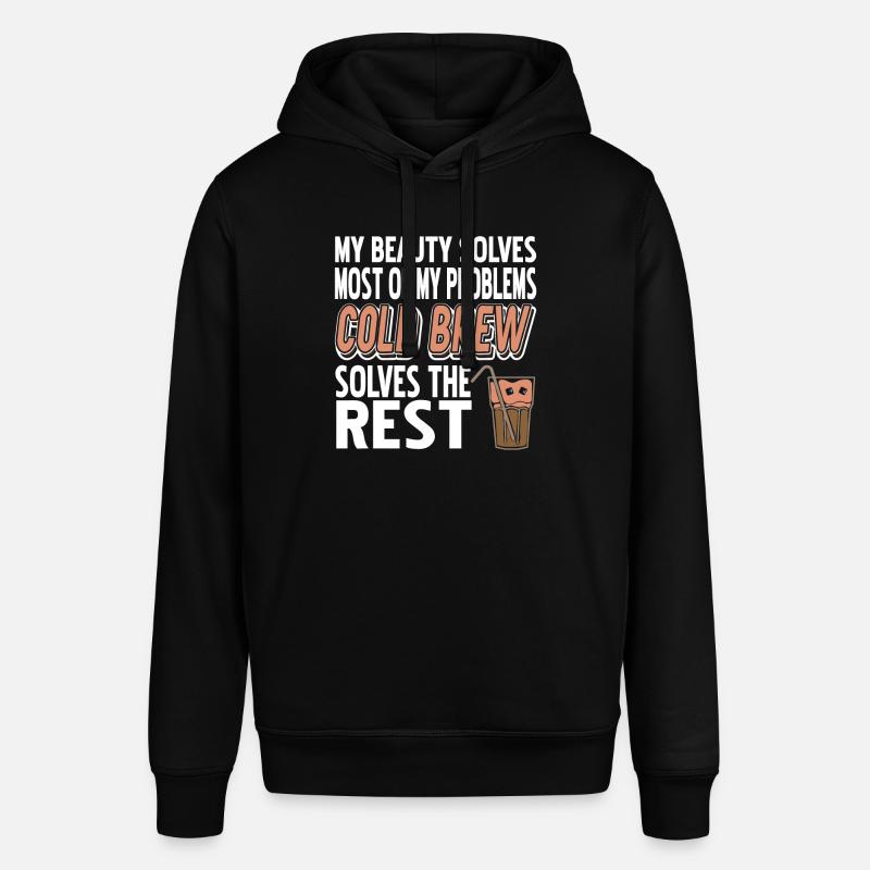 Cold brew solves the rest - Stanley/Stella Unisex Hoodie SOUNDER - Schwarz