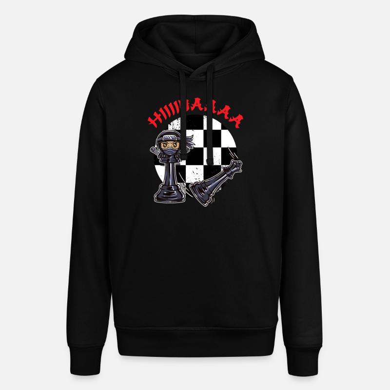 Ninja Chess Joueur d’échecs Échiquier - Sweat à capuche SOUNDER Stanley/Stella Unisexe - noir