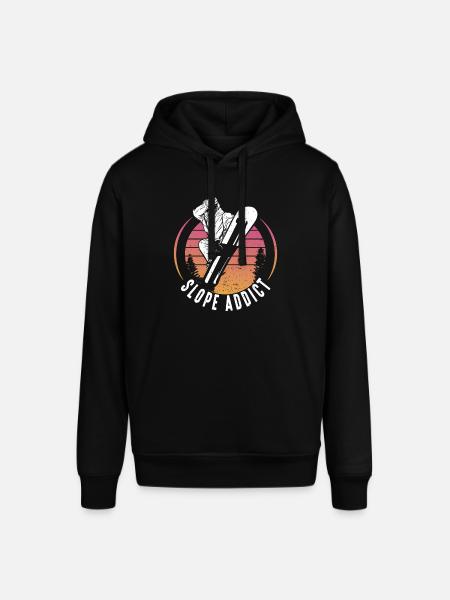Snowboarding Slope Addict Snowboarder - Stanley/Stella SOUNDER Unisex Hoodie - black