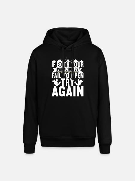 Parachute Parachutist - Stanley/Stella SOUNDER Unisex Hoodie - black