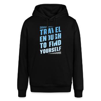 Motivateur de voyage Self-Care Inspirational - Sweat à capuche SOUNDER Stanley/Stella Unisexe - noir - Devant - Alina (178cm) & Michal (187cm)