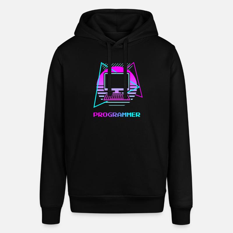 Retro Programmer Computer Programming - Stanley/Stella Unisex Hoodie SOUNDER - Schwarz