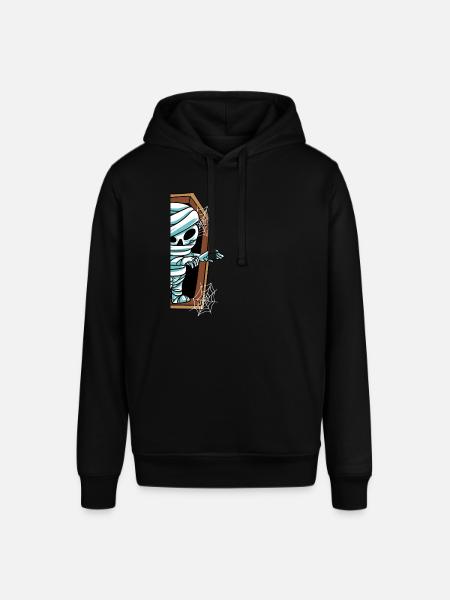 Mummy in the grave Halloween - Stanley/Stella SOUNDER Unisex Hoodie - black