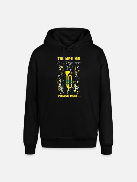 Trumpet Player Trumpeter In - Stanley/Stella SOUNDER Unisex Hoodie - black