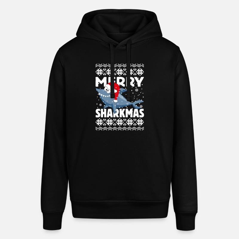 Joyeux Noël Requin Noël - Sweat à capuche SOUNDER Stanley/Stella Unisexe - noir