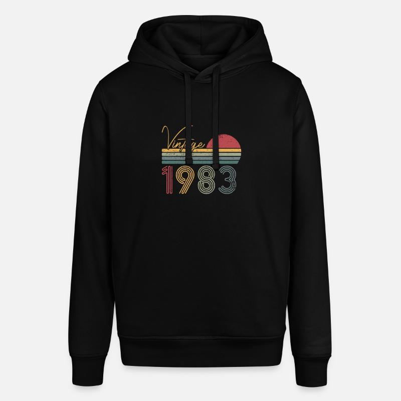 1983 Édition limitée - Sweat à capuche SOUNDER Stanley/Stella Unisexe - noir